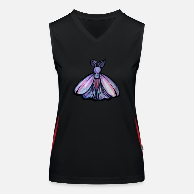 Purple Moth Women's Functional Contrast Tank Top