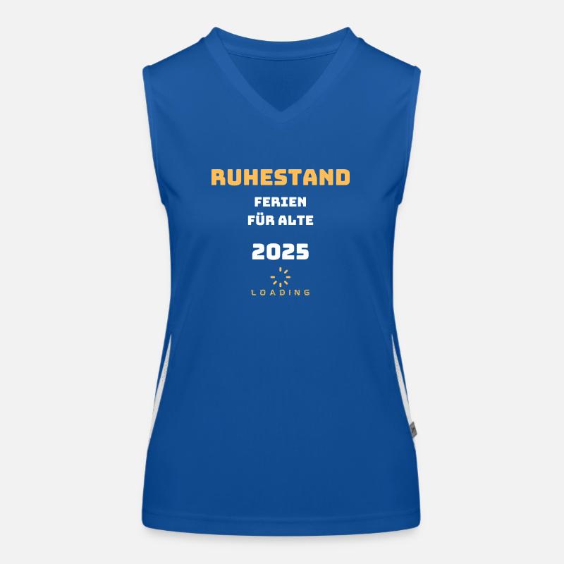Ruhestand Ferien für alte 2025 Loading Geschenk Funktionelles Kontrast-Tank Top für Frauen