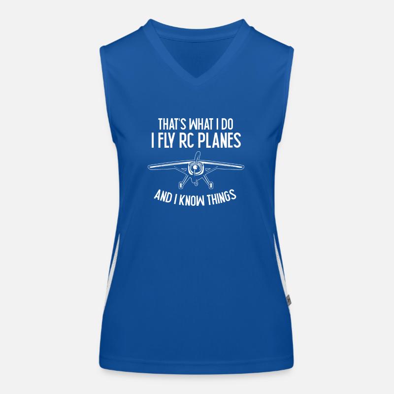 Modèle d’avion télécommandé Débardeur respirant contrasté Femme