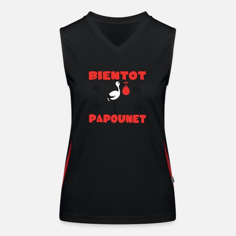 BALD DADDY Funktionelles Kontrast-Tank Top für Frauen