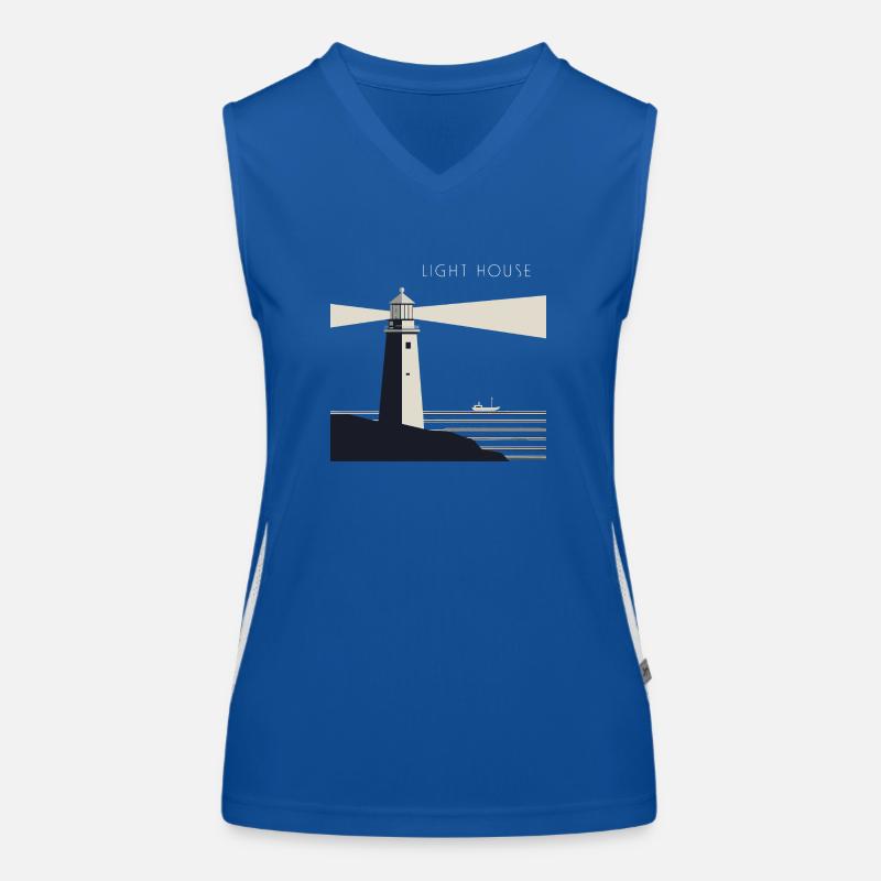 LEUCHTTURM Funktionelles Kontrast-Tank Top für Frauen