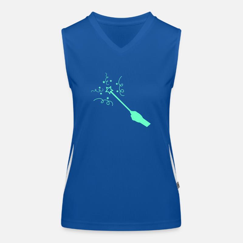zauberstab Funktionelles Kontrast-Tank Top für Frauen