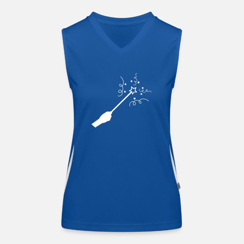 zauberstab Funktionelles Kontrast-Tank Top für Frauen