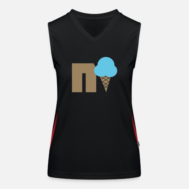 Nice blue Women's Functional Contrast Tank Top