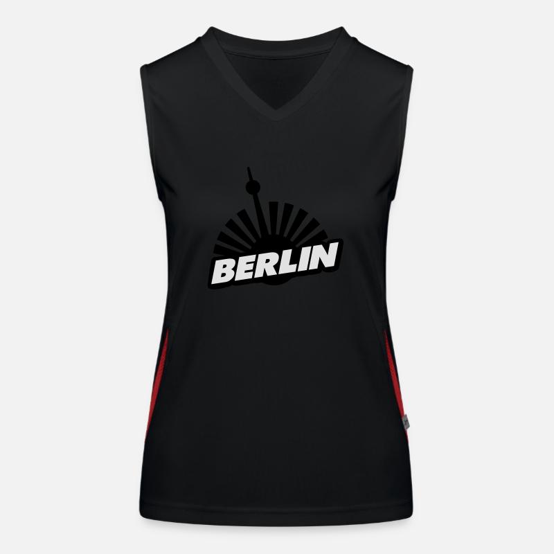 berlin Débardeur respirant contrasté Femme