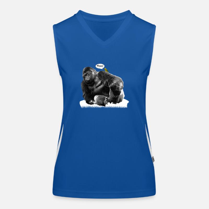Gorilla Funktionelles Kontrast-Tank Top für Frauen
