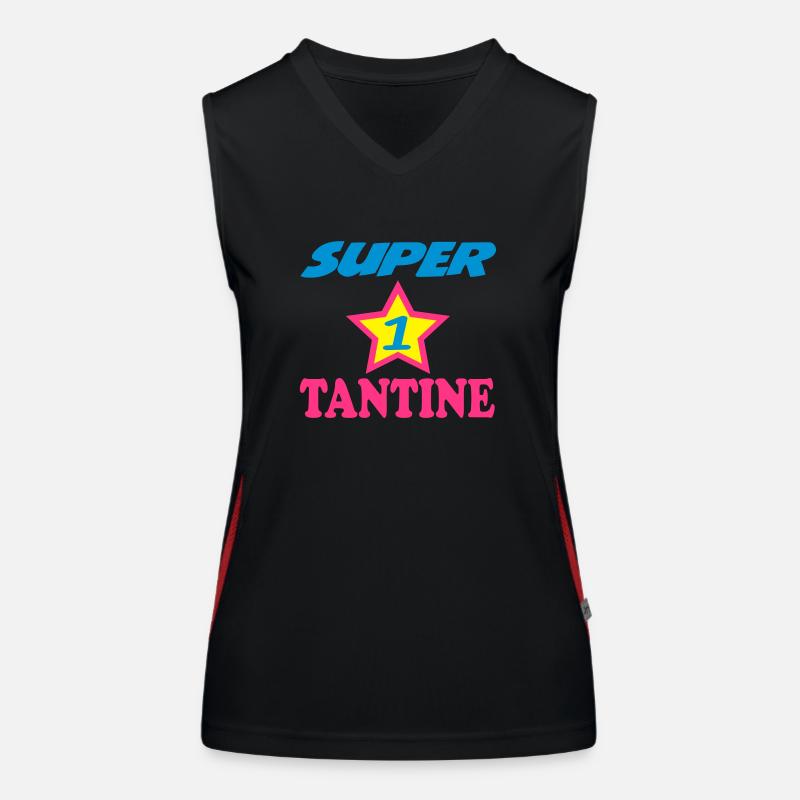 Super tantine Débardeur respirant contrasté Femme
