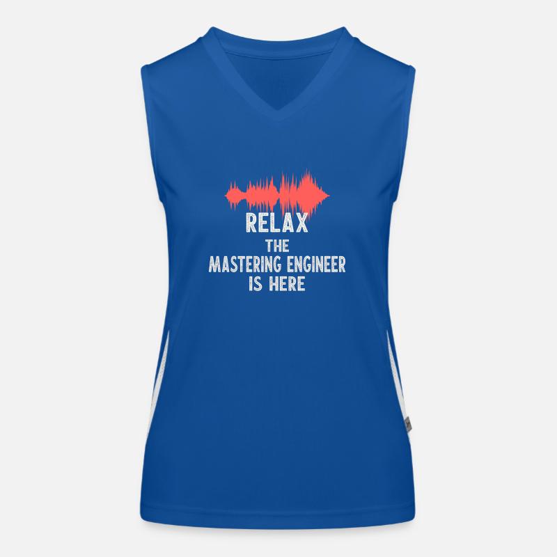 Mastering Master AudioTonmeister Tontechnik Funktionelles Kontrast-Tank Top für Frauen