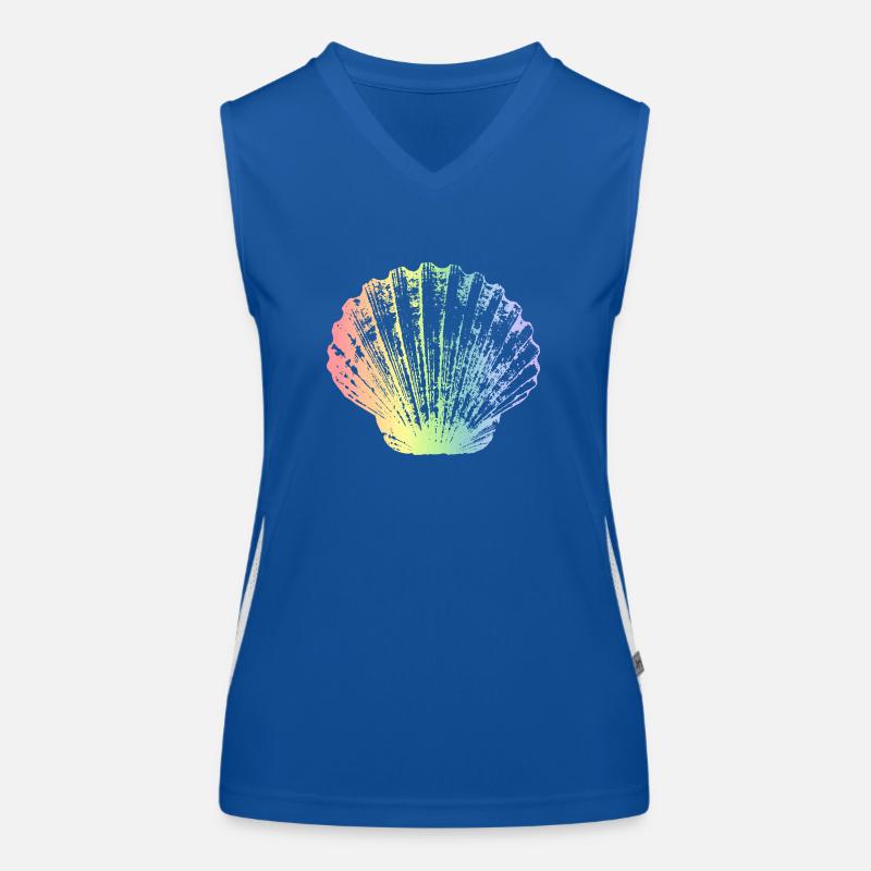 Coquille Saint-Jacques Débardeur respirant contrasté Femme