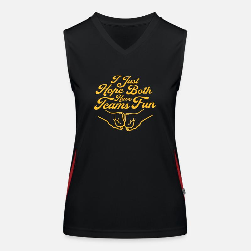 Both Teams Have Fun Women's Functional Contrast Tank Top