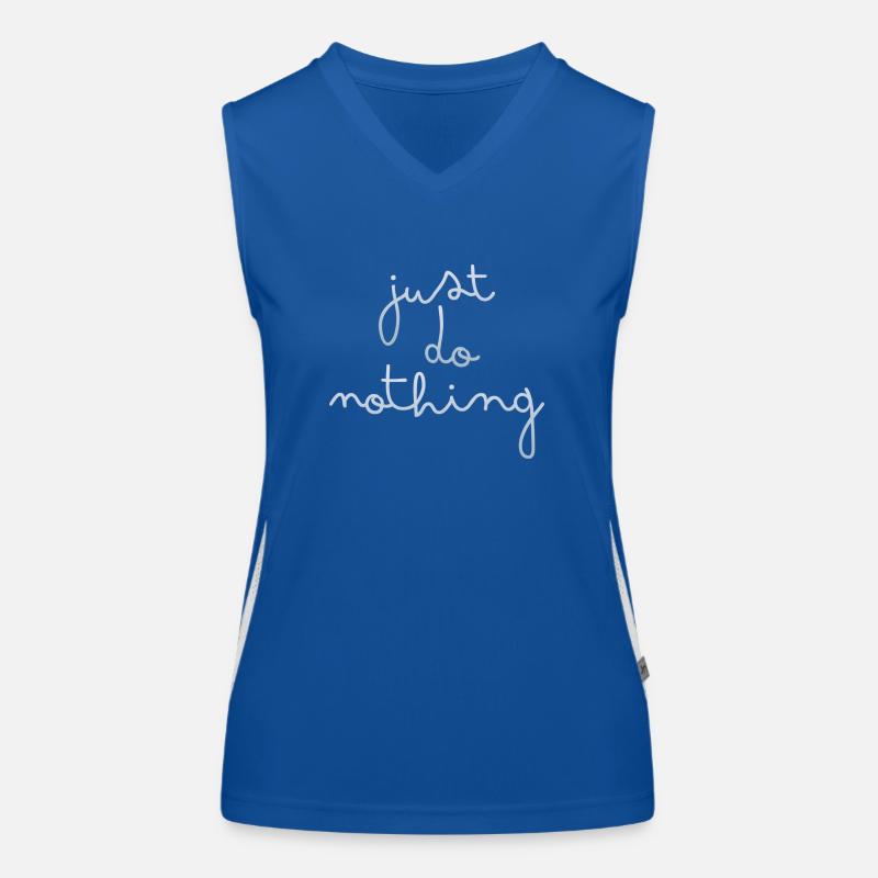 just do nothing Women's Functional Contrast Tank Top