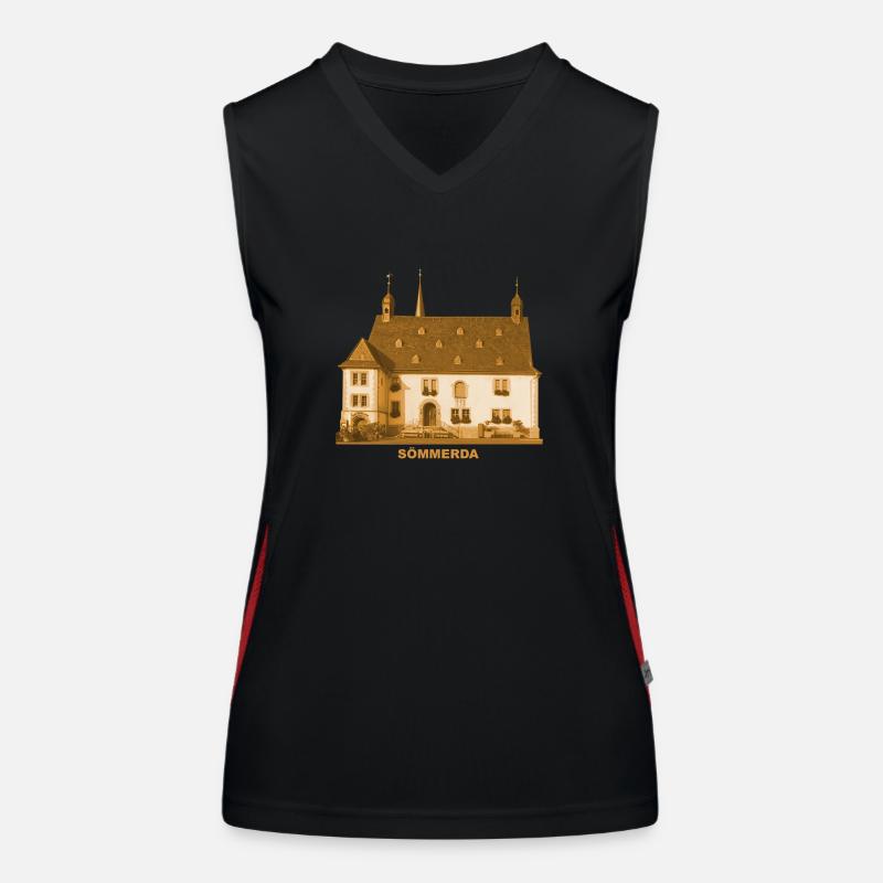 Sömmerda Rathaus Thüringen Funktionelles Kontrast-Tank Top für Frauen
