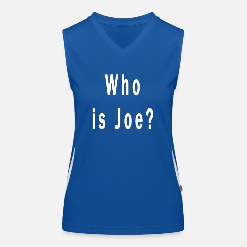 Who is Joe? Funktionelles Kontrast-Tank Top für Frauen