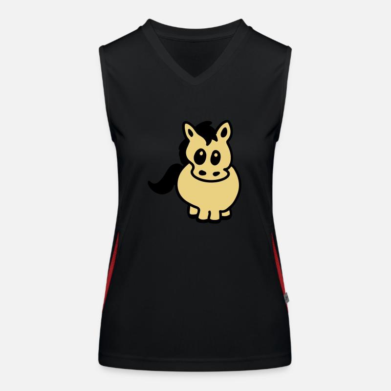 Dickes Pony Funktionelles Kontrast-Tank Top für Frauen
