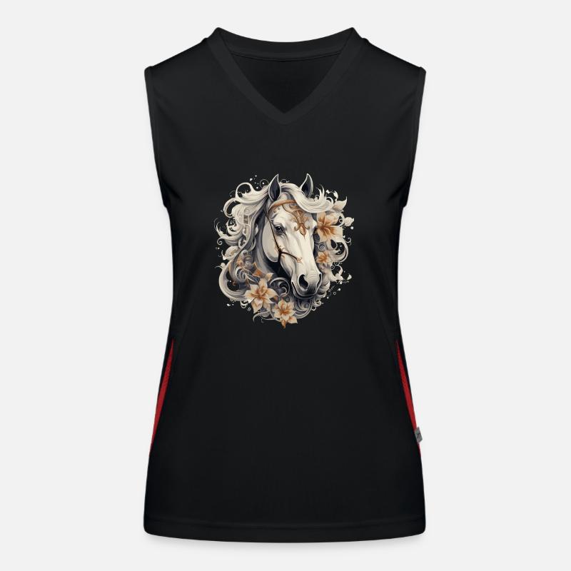 Horse dream Women's Functional Contrast Tank Top