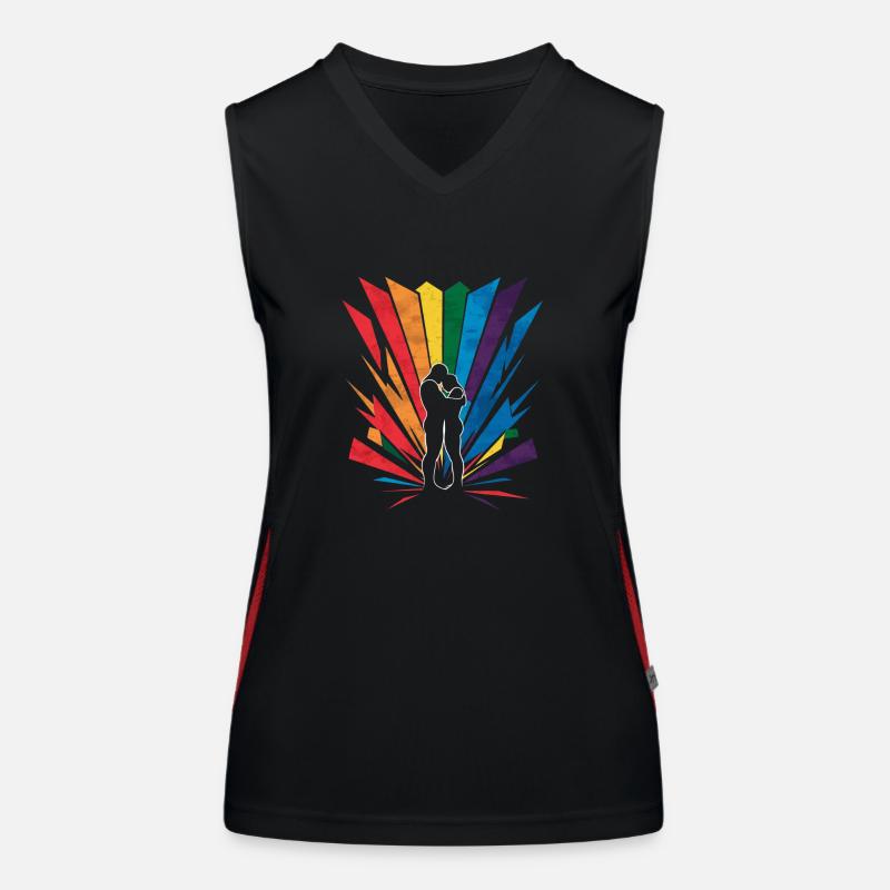 LGBT, Regenbogen-Pride-Monat Funktionelles Kontrast-Tank Top für Frauen
