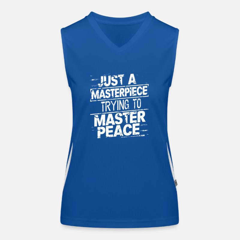 Stärke durch innere Harmonie Funktionelles Kontrast-Tank Top für Frauen