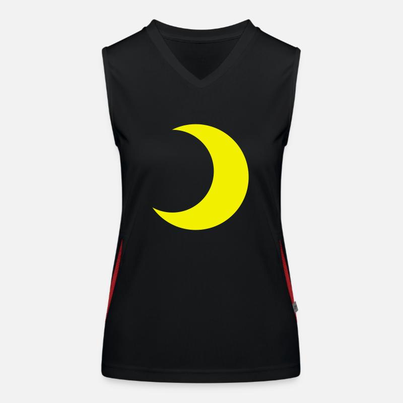 lune Débardeur respirant contrasté Femme