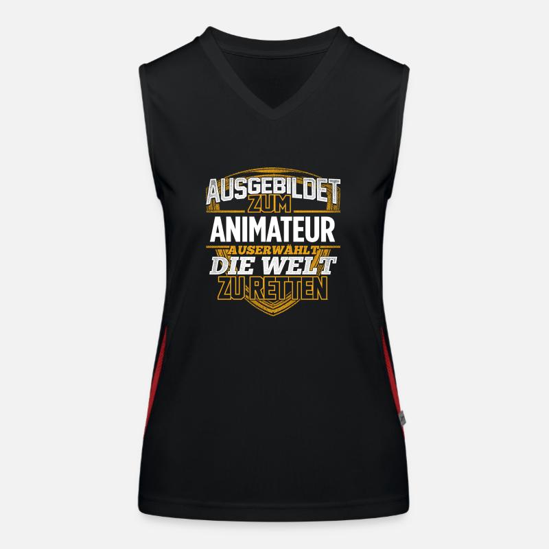 ANIMATEUR - Der Auserwählte Funktionelles Kontrast-Tank Top für Frauen