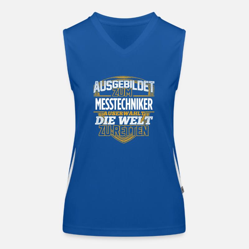 MESSTECHNIKER - Der Auserwählte Funktionelles Kontrast-Tank Top für Frauen