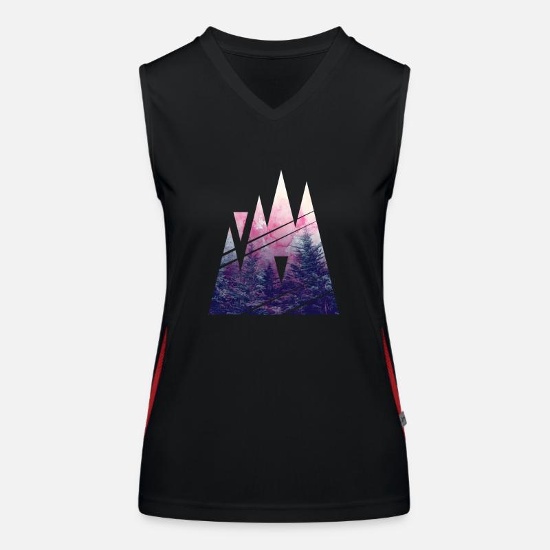 Forme de Woods Débardeur respirant contrasté Femme