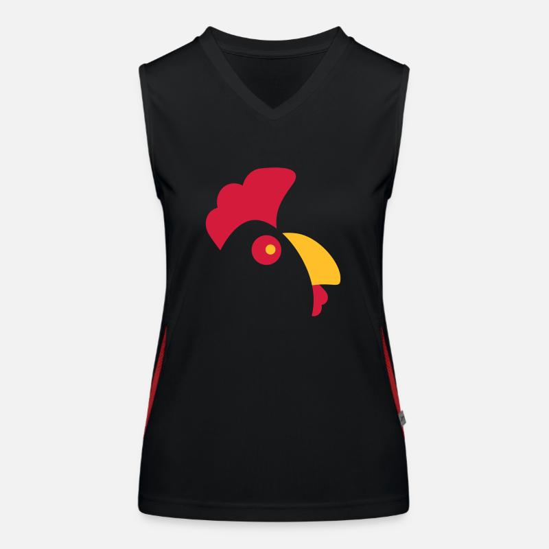 Chicken Débardeur respirant contrasté Femme