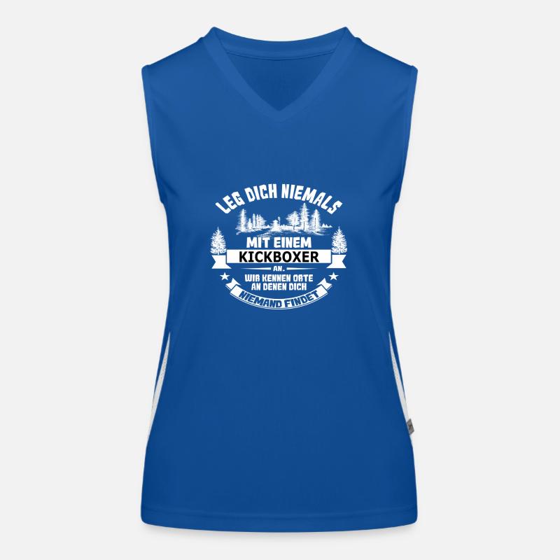 kickboxer Funktionelles Kontrast-Tank Top für Frauen