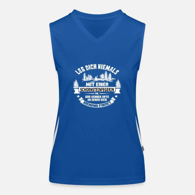 schornsteinfegerin Funktionelles Kontrast-Tank Top für Frauen