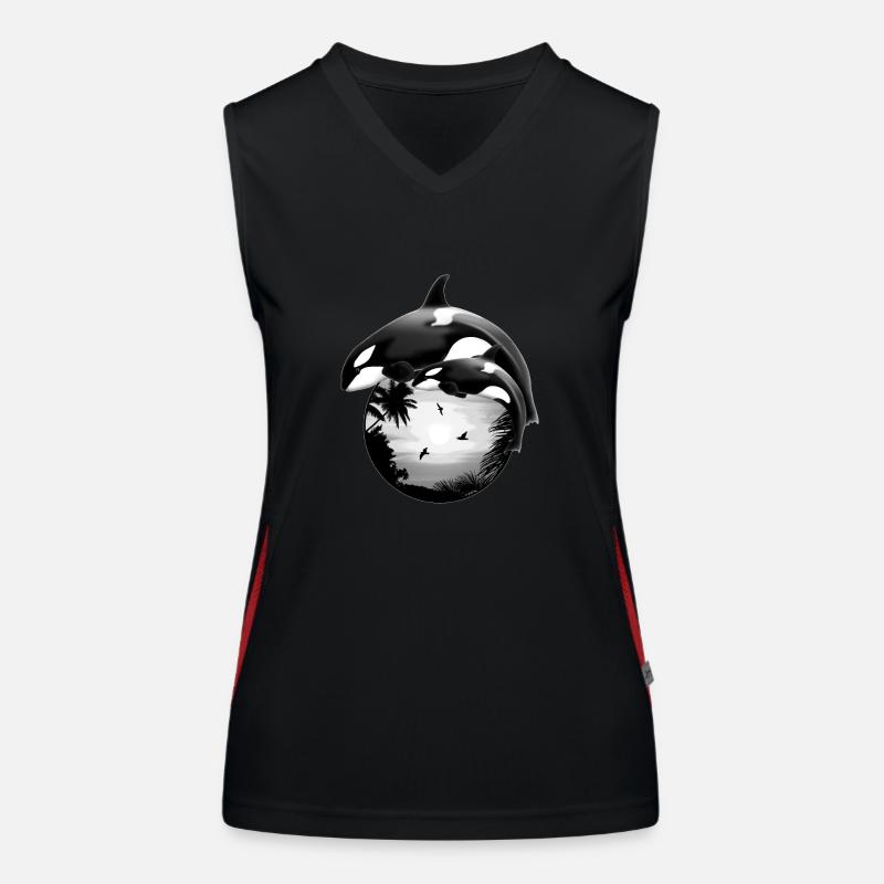 Orca Funktionelles Kontrast-Tank Top für Frauen
