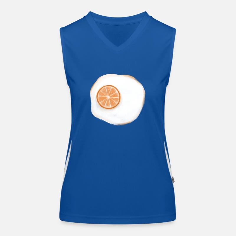 Orange Egg Women's Functional Contrast Tank Top