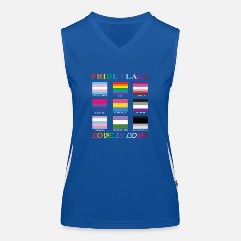 Pride Flags Women's Functional Contrast Tank Top