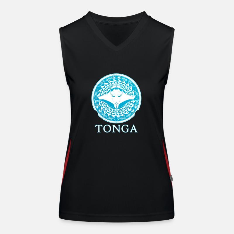 Tonga Mantarochen Funktionelles Kontrast-Tank Top für Frauen