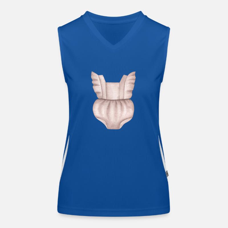Kinderbekleidung Funktionelles Kontrast-Tank Top für Frauen