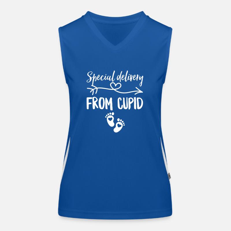 Special Delivery From Cupid Women's Functional Contrast Tank Top