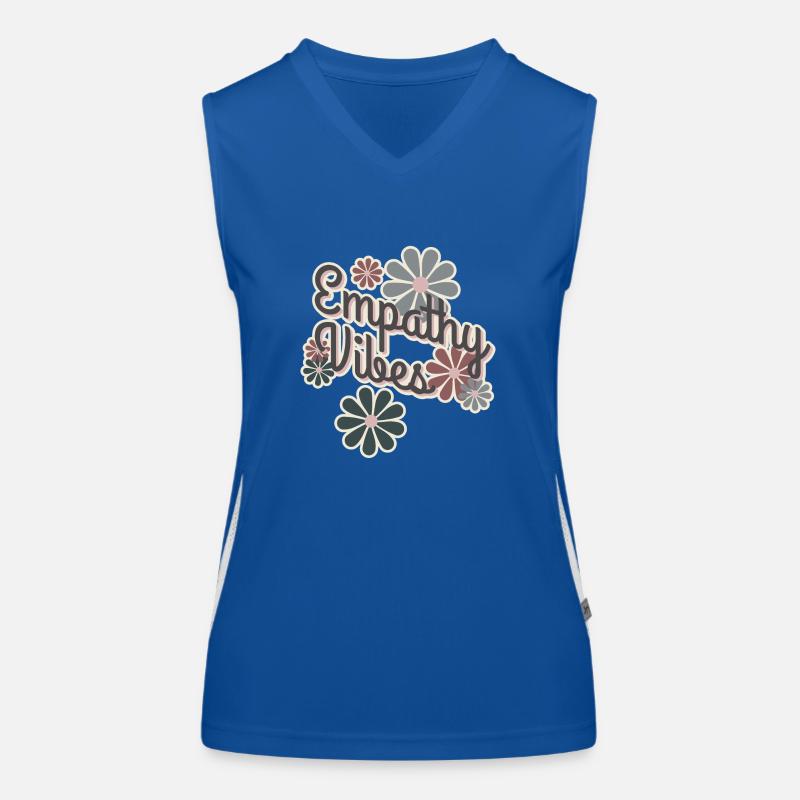 Empathy Vibes Women's Functional Contrast Tank Top