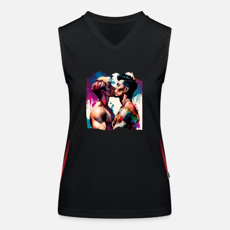 Pusu is Women's Functional Contrast Tank Top