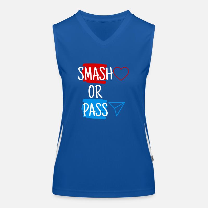 Smash or Pass Funktionelles Kontrast-Tank Top für Frauen