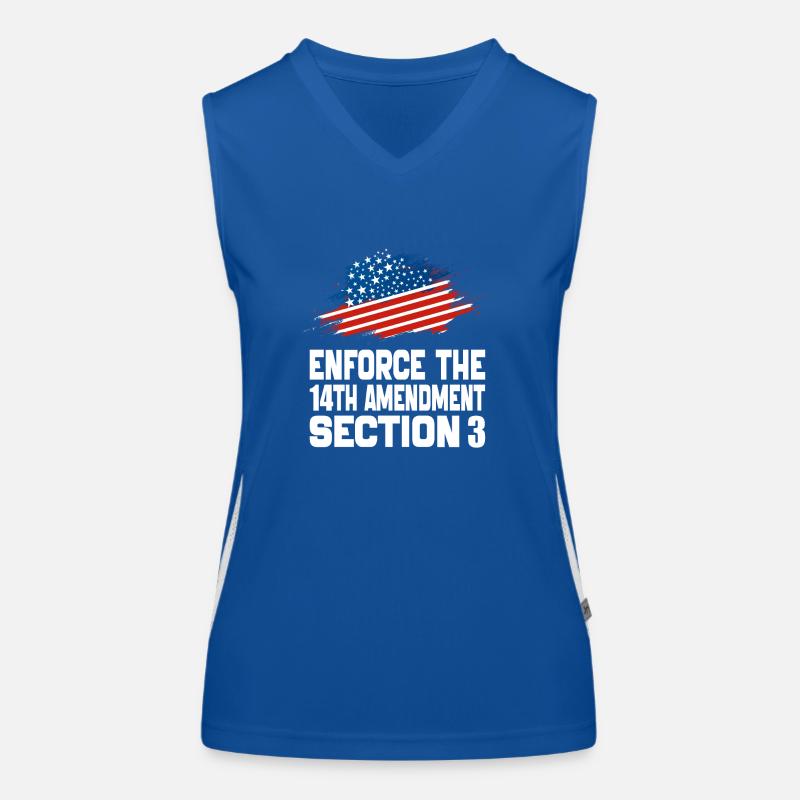 Enforce The 14TH Amendment Section 3 Women's Functional Contrast Tank Top