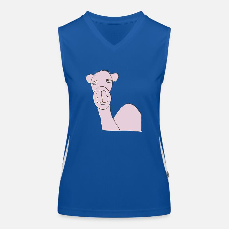 kamel rosa Funktionelles Kontrast-Tank Top für Frauen