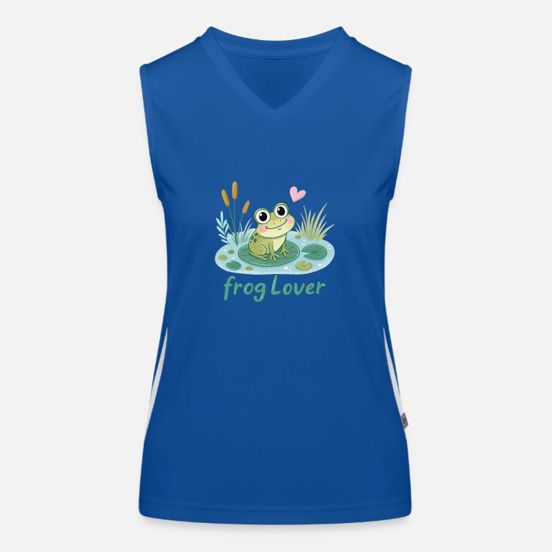 Frog Lovers Women's Functional Contrast Tank Top