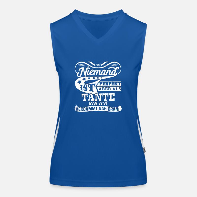 Perfekte Tante Funktionelles Kontrast-Tank Top für Frauen