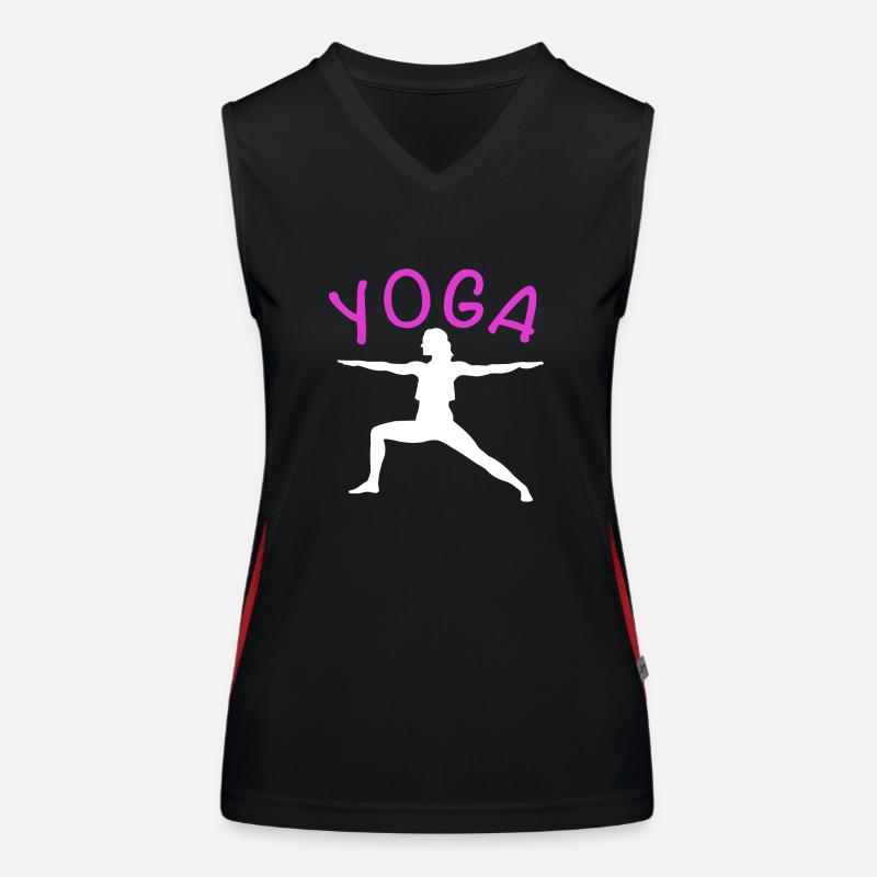 Yoga exercise for a workout Women's Functional Contrast Tank Top