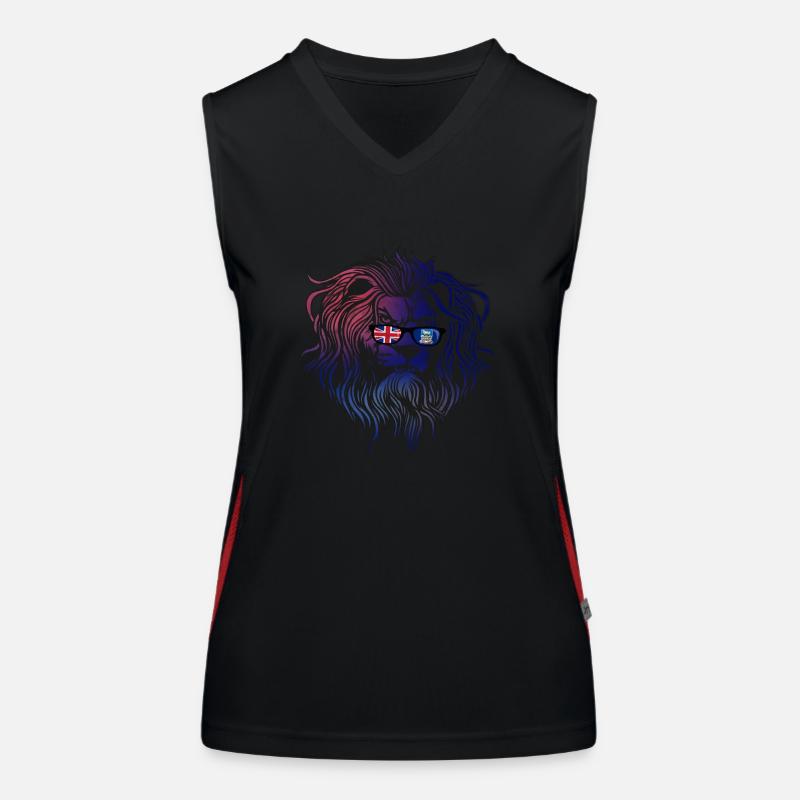 Falkland Islands Women's Functional Contrast Tank Top