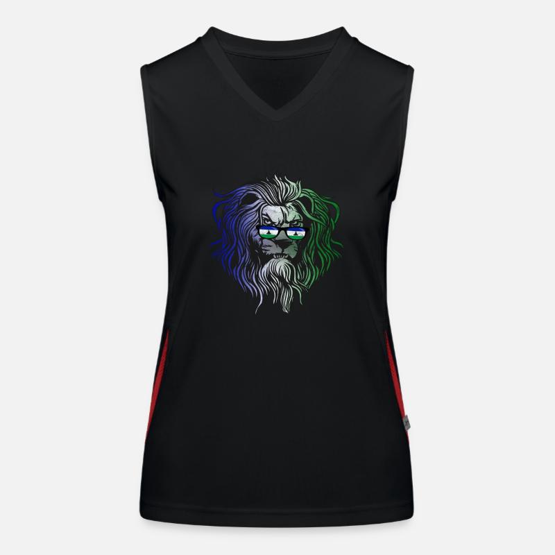 Lesotho Women's Functional Contrast Tank Top