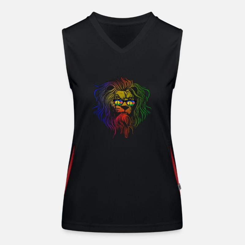 Neukaledonien Funktionelles Kontrast-Tank Top für Frauen