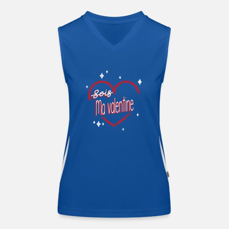 Be my valentine Women's Functional Contrast Tank Top