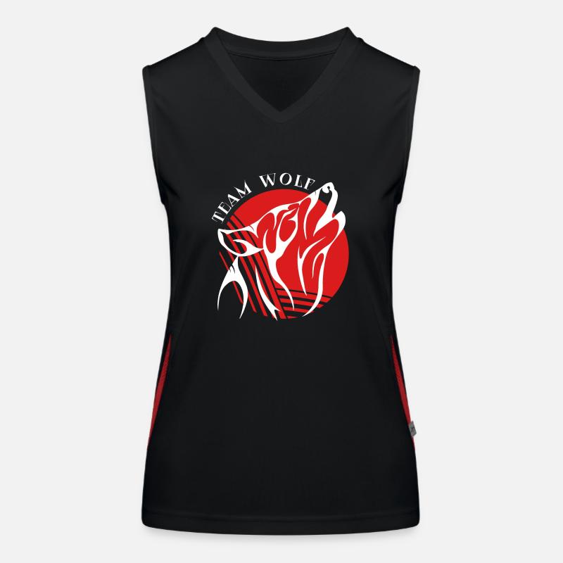 Team Wolf Moon Women's Functional Contrast Tank Top