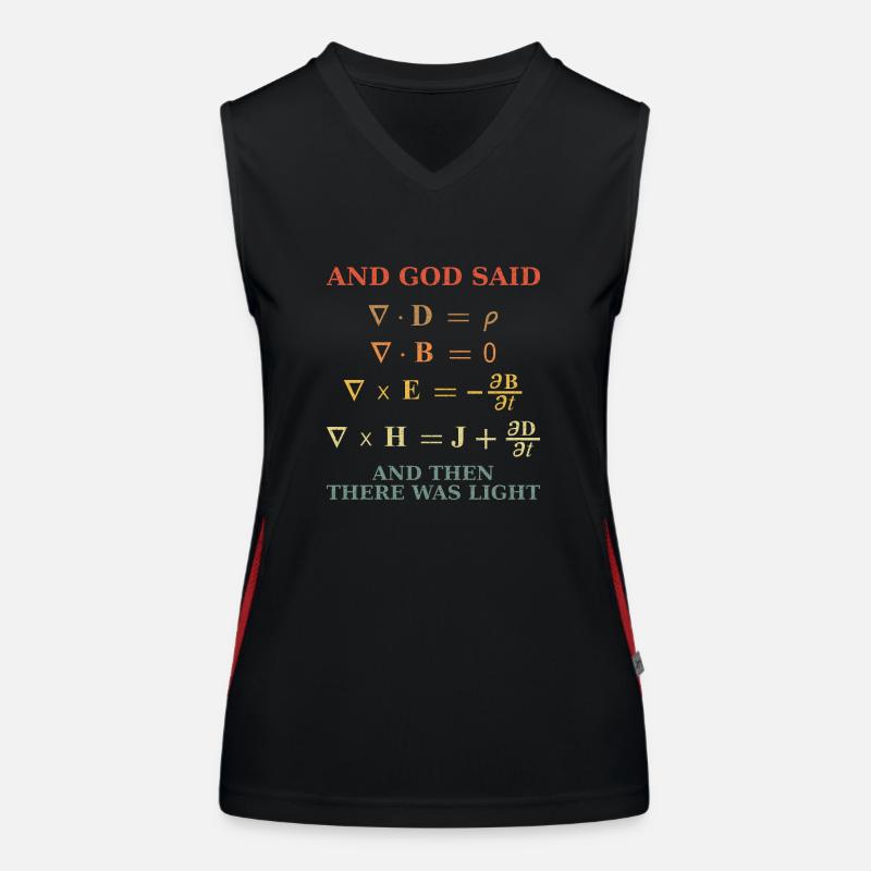 Maxwell Equation Vintage Rétro Débardeur respirant contrasté Femme