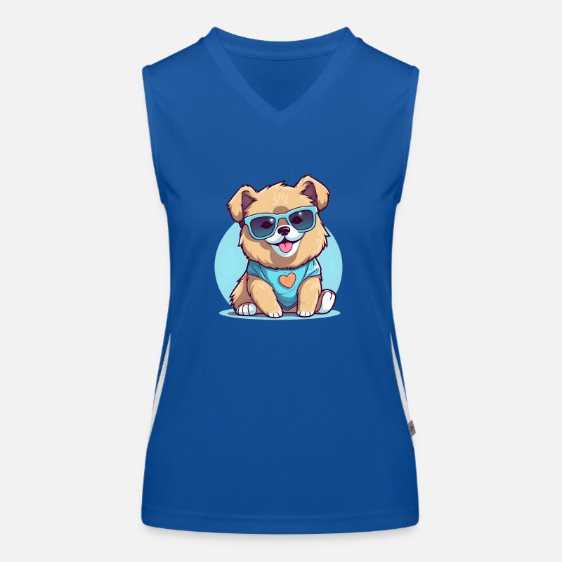 Chiot cool Débardeur respirant contrasté Femme