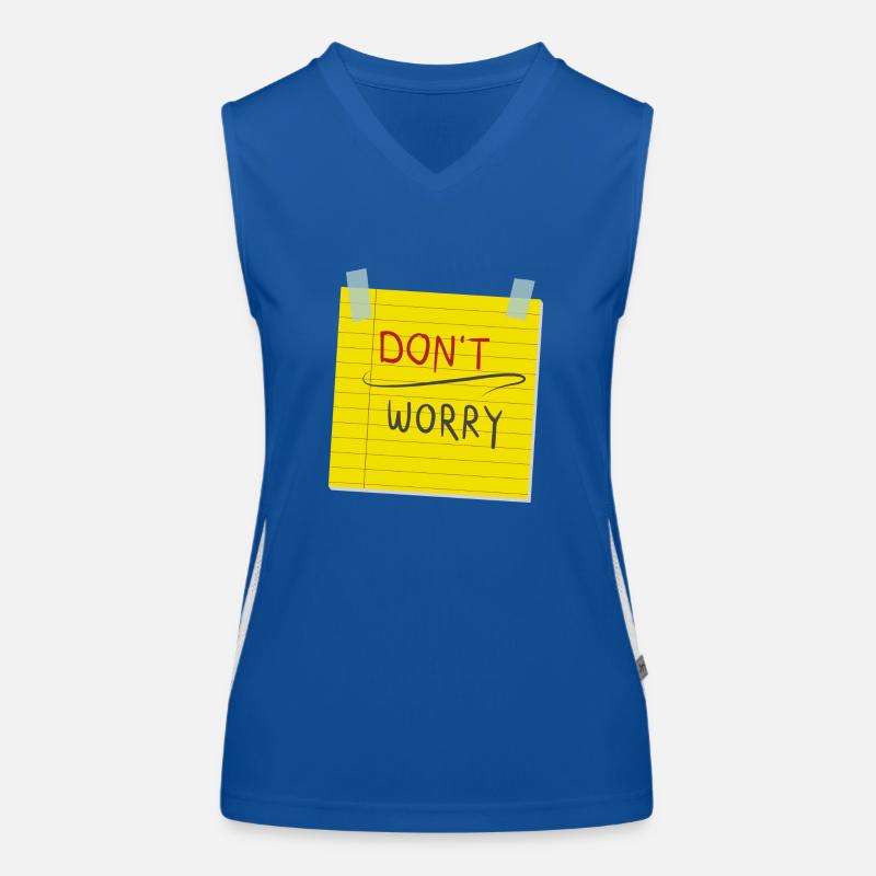 Don´t Worry Funktionelles Kontrast-Tank Top für Frauen